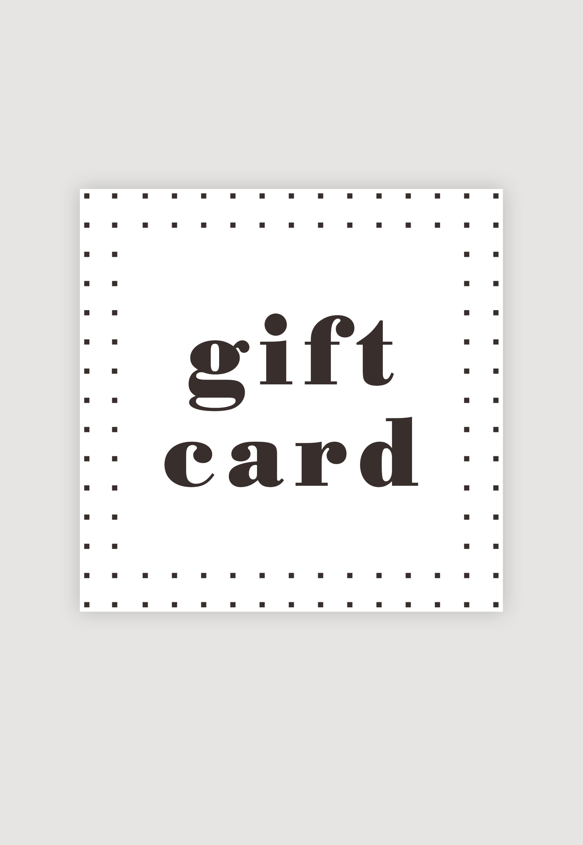 [ gift card ]