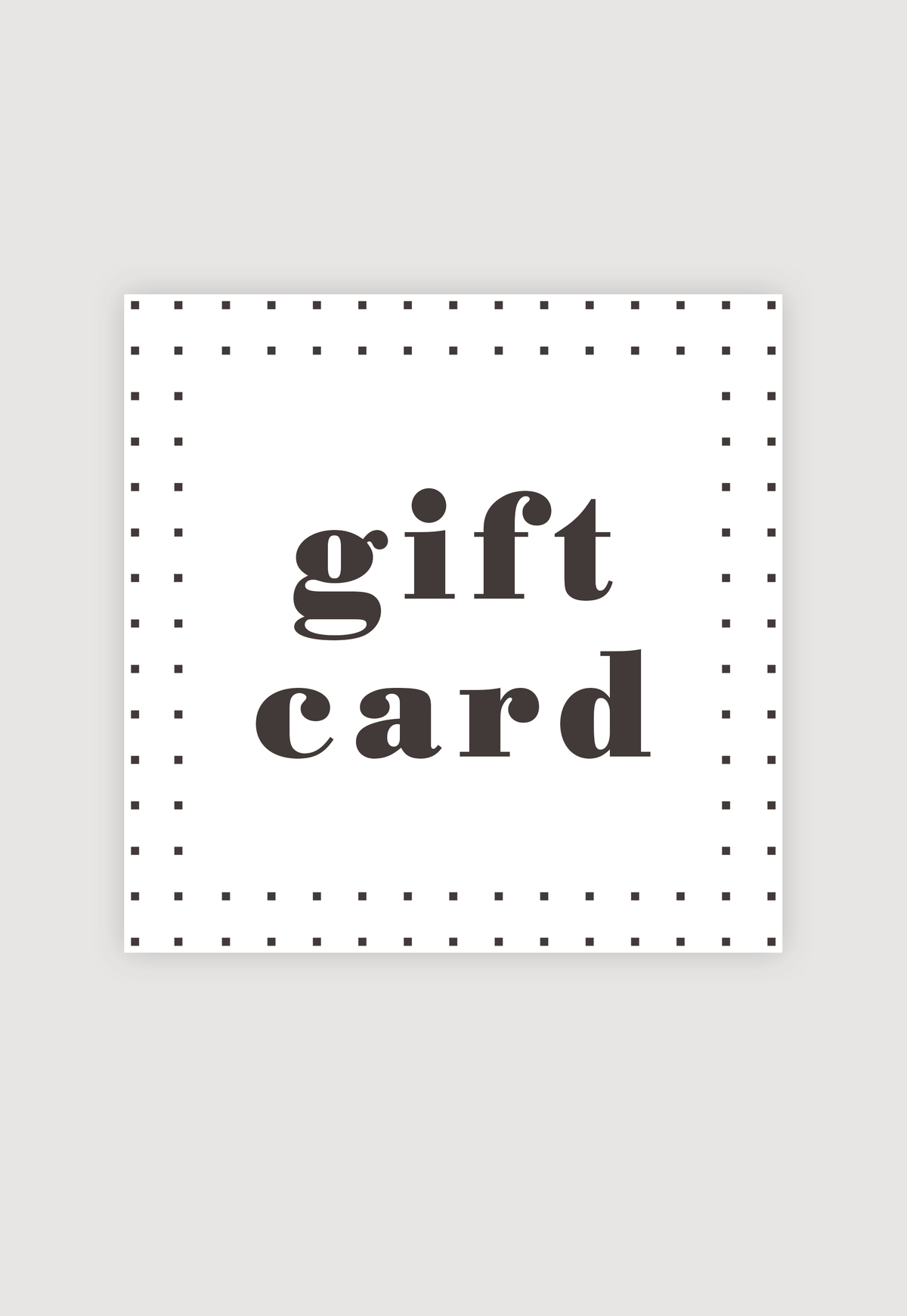 [ gift card ]